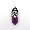 Handmade asexual pride pendant necklace – LGBTQ+ chainmail scale jewelry