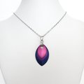 Handmade Bi Pride Pendant – Anodized Aluminum Chainmail Scales LGBTQ+ Necklace