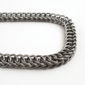 Chainmail wallet chain, mens accessories, stainless steel Half Persian 4 in 1