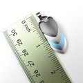 Demiboy pendant necklace, chainmail scale jewelry