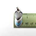 Demiboy pendant necklace, chainmail scale jewelry
