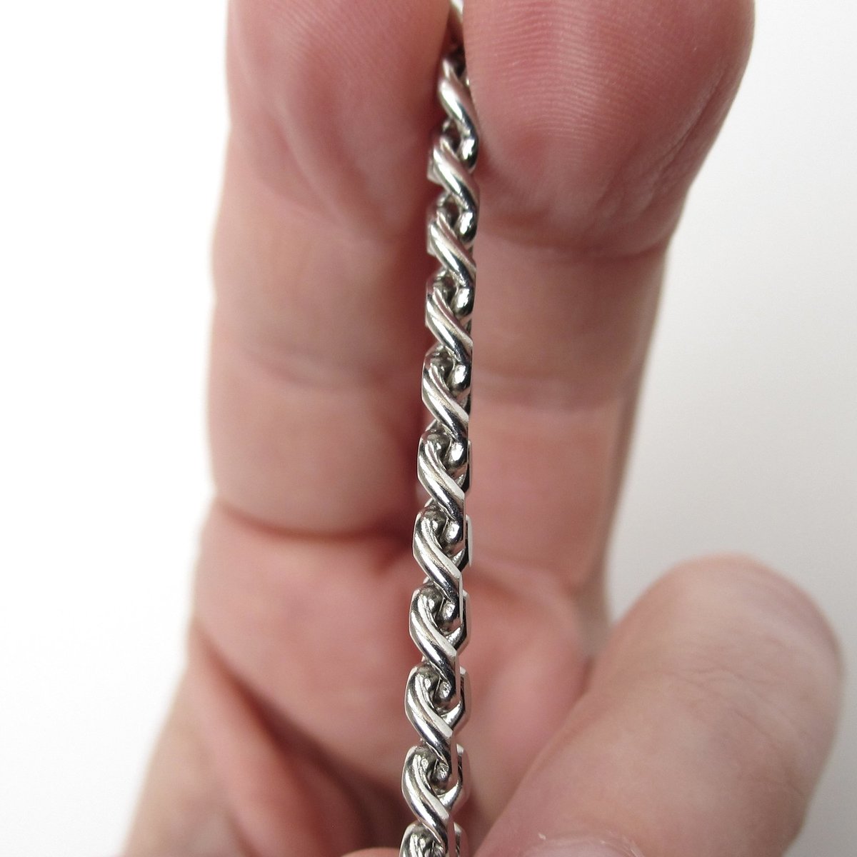 Stainless steel chain bracelet, 5mm curb chain, women's steel bracelet, men's steel bracelet