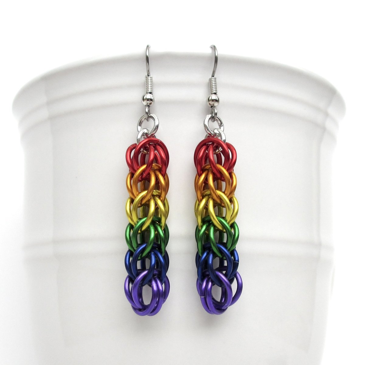 Gay pride earrings shop