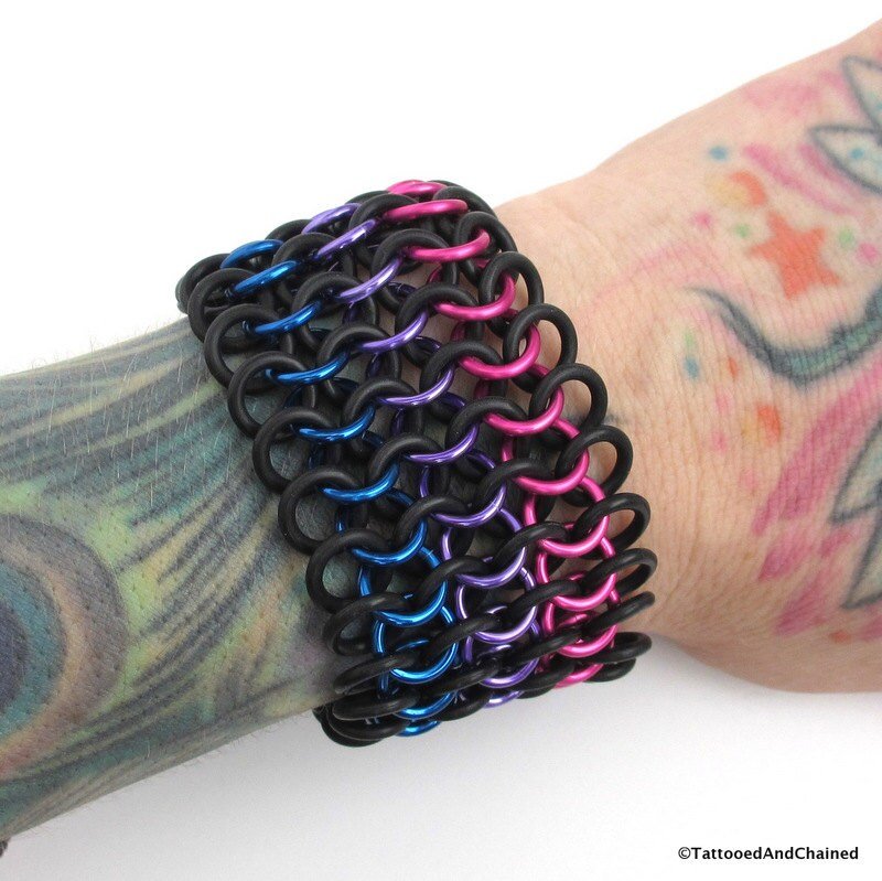 Bi shop pride wristband
