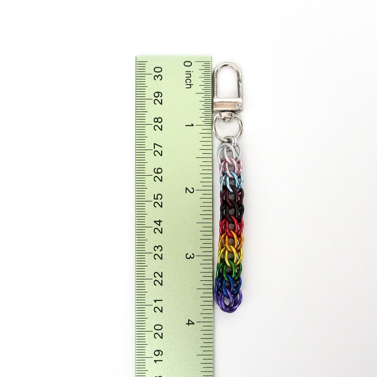 LGBTQ+ Pride Bag Charms, Choose Your Flag, Chainmail Accessories