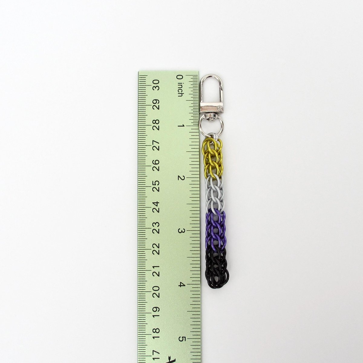LGBTQ+ Pride Bag Charms, Choose Your Flag, Chainmail Accessories