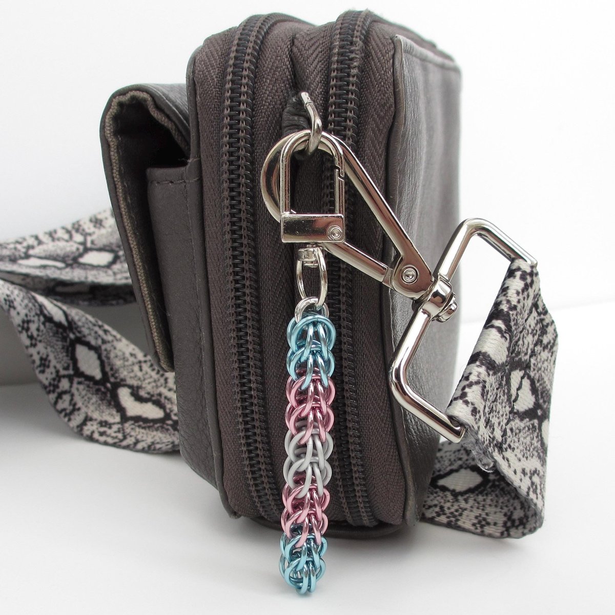 LGBTQ+ Pride Bag Charms, Choose Your Flag, Chainmail Accessories