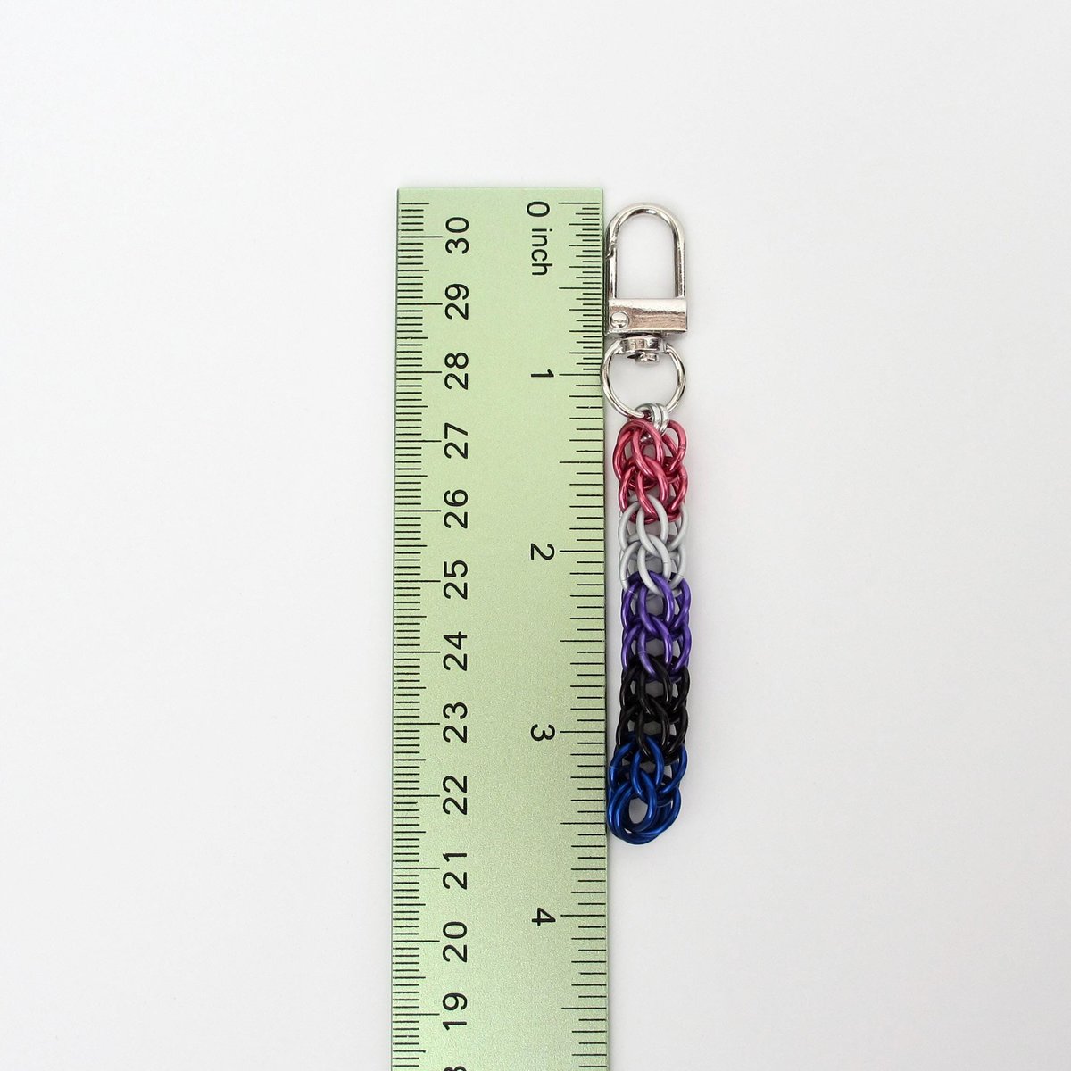 LGBTQ+ Pride Bag Charms, Choose Your Flag, Chainmail Accessories